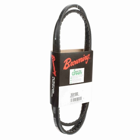 Browning EPDM Notched Belt 98% Efficient 3VX1000